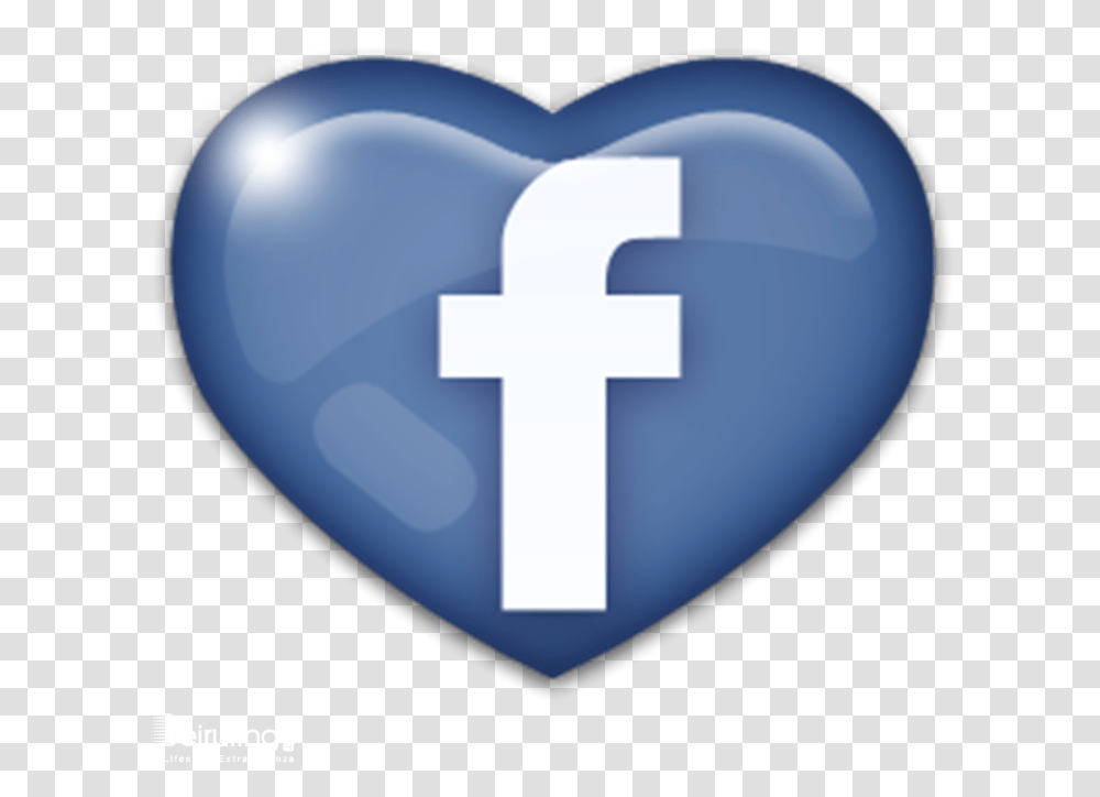 Facebook Icon, Heart, Cushion, Flare Transparent Png