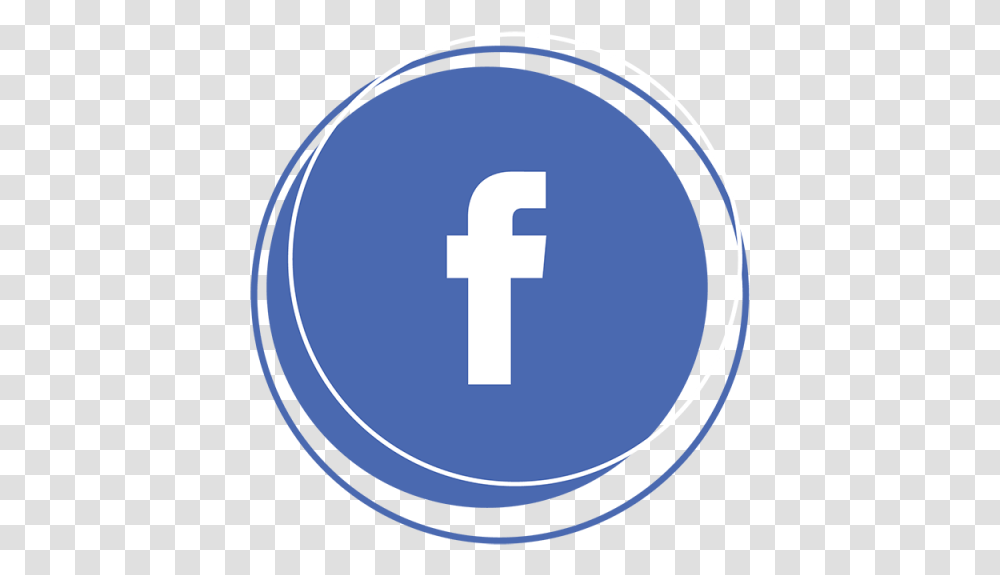 Facebook Icon New Circle Fb Logo Circle, Hand, Cushion Transparent Png
