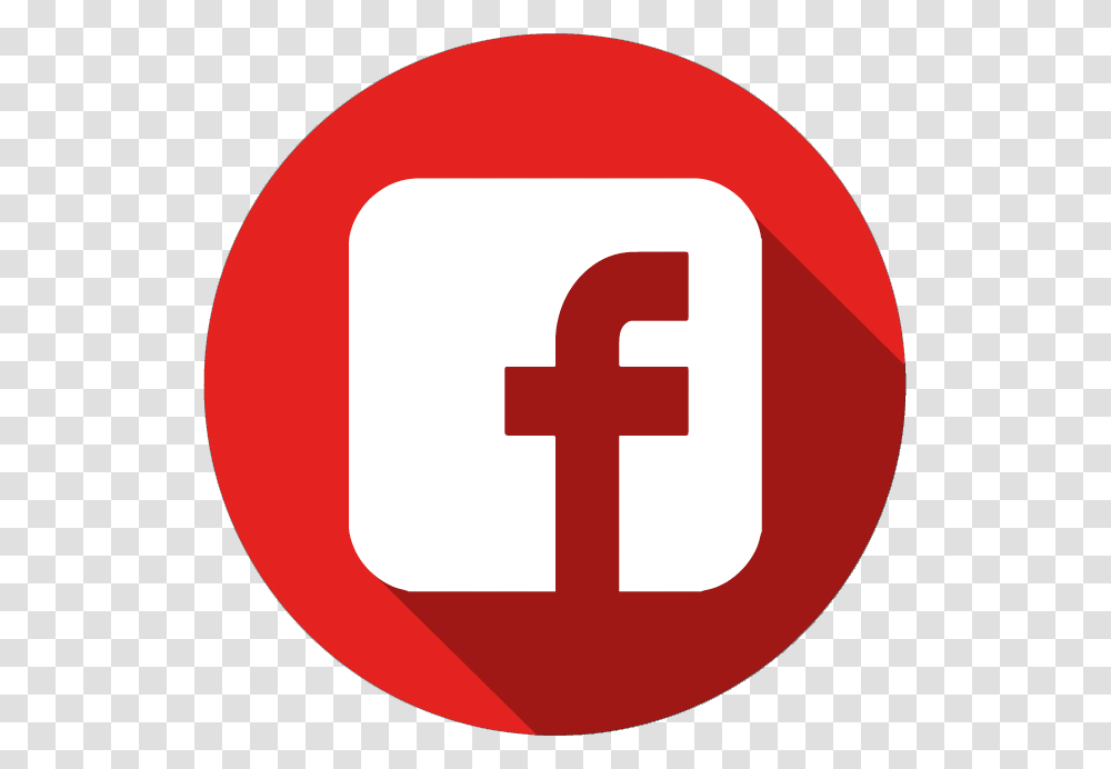 Facebook Icon Red Images - Free Red Fb Icon, First Aid, Alphabet, Text, Word Transparent Png