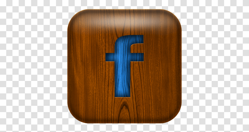 Facebook Icon Social Media Wood Icons Softiconscom Facebook Wood, Alphabet, Text, Cross, Symbol Transparent Png