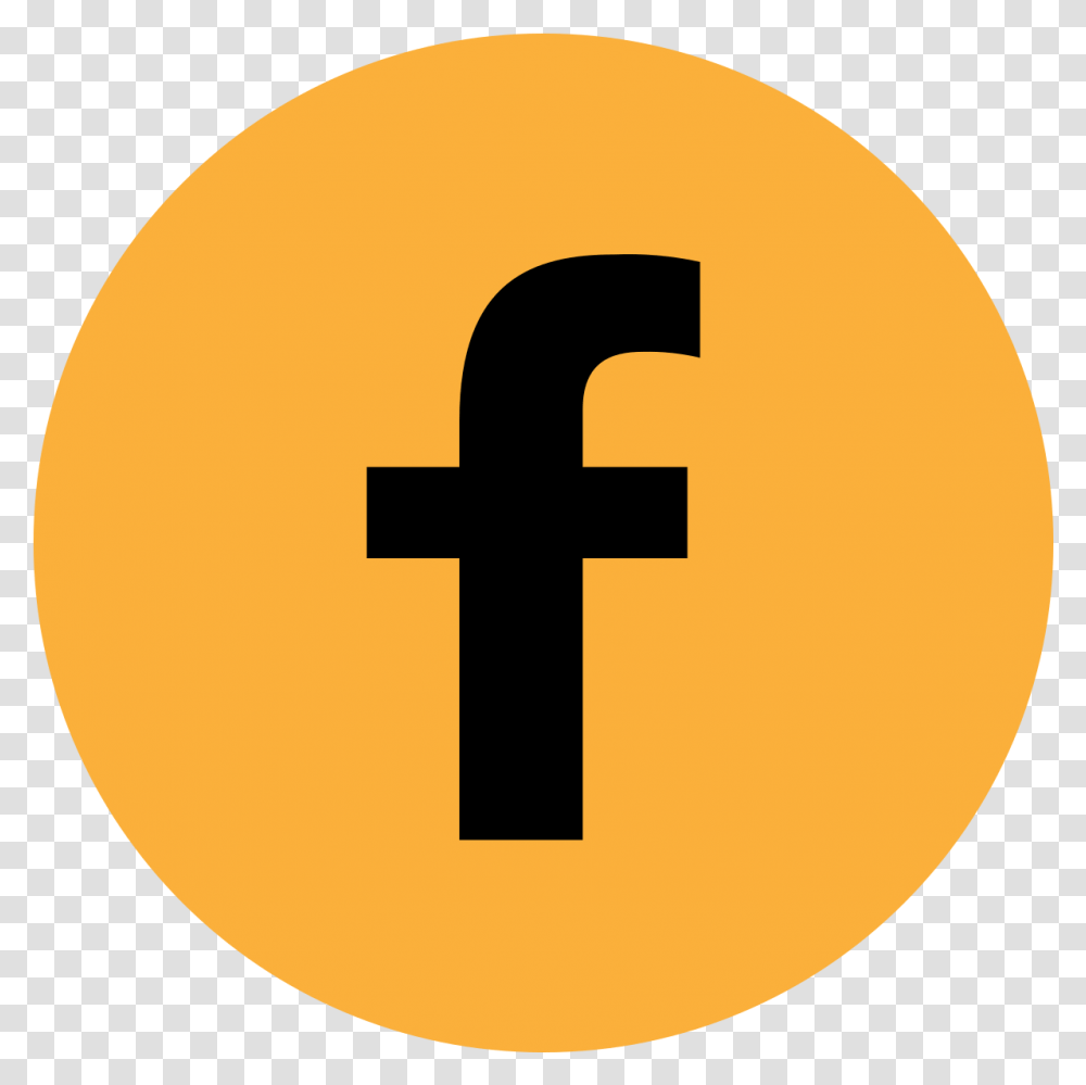 Facebook Icon Volium Facebook Logo Orange And Black, Number, Symbol, Text, Trademark Transparent Png