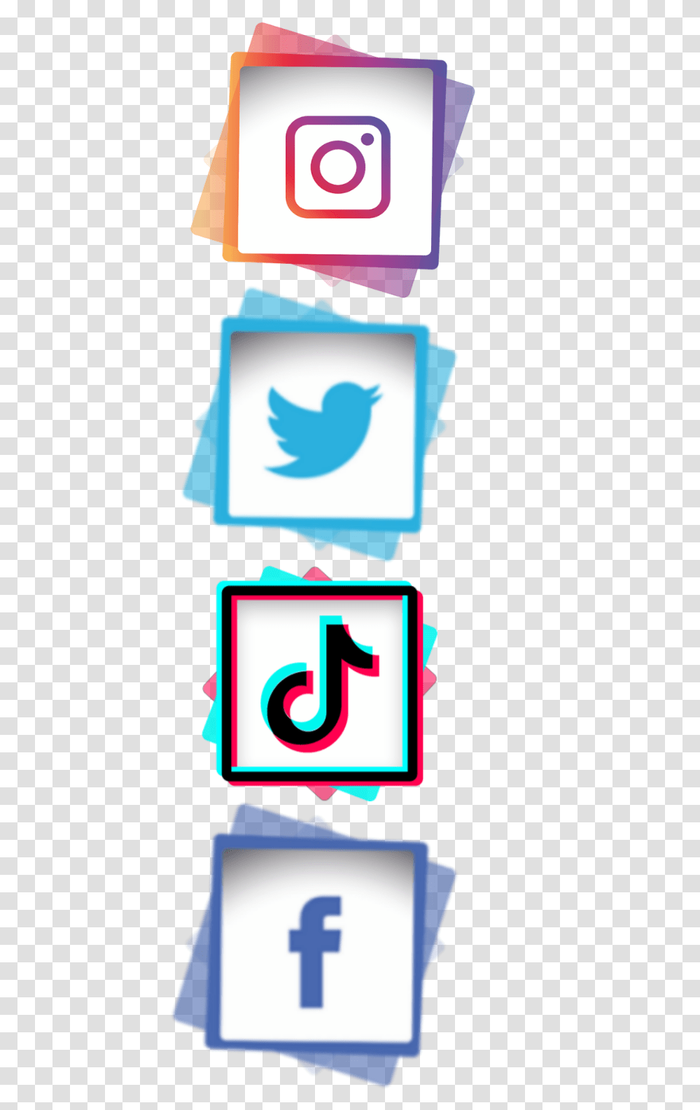 Facebook Instagram Tiktok Twitter Logo New Picsart Editing Number Symbol Text Trademark Transparent Png Pngset Com