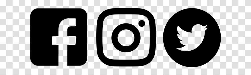 Facebook Instagram Twitter Sochal Media Instagram Facebook Twitter Logo Bw, Gray Transparent Png