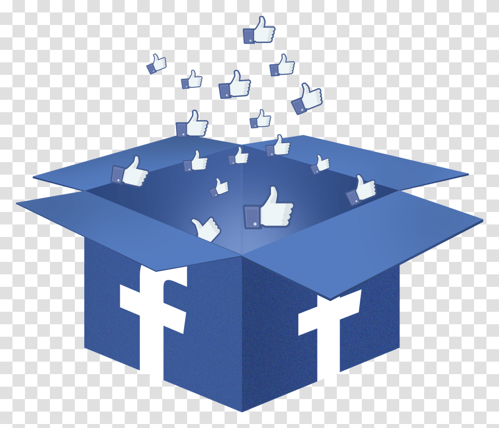 Facebook Like, Crystal, Recycling Symbol, Box, Injection Transparent Png