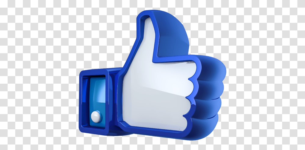 Facebook Like Free Icon Of 3d Social Logos Like Facebook 3d, Hand, Outdoors, Ice, Nature Transparent Png