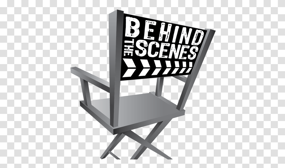 Facebook Live Behind The Scene Ecmetrics Behind The Scenes Icon, Chair, Furniture, Text, Cushion Transparent Png