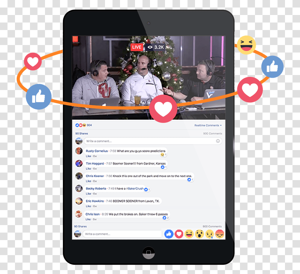 Facebook Live For Sports Facebook Live Sports, Person, Human, Computer, Electronics Transparent Png