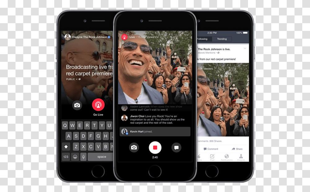 Facebook Live Stream 2018, Phone, Electronics, Mobile Phone, Cell Phone Transparent Png