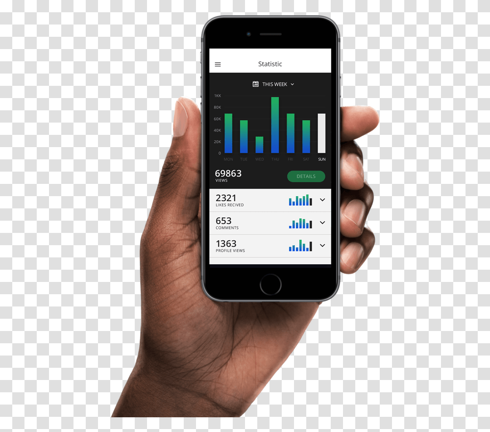 Facebook Live Views Icon My Eyes App Screens, Mobile Phone, Electronics, Cell Phone, Person Transparent Png