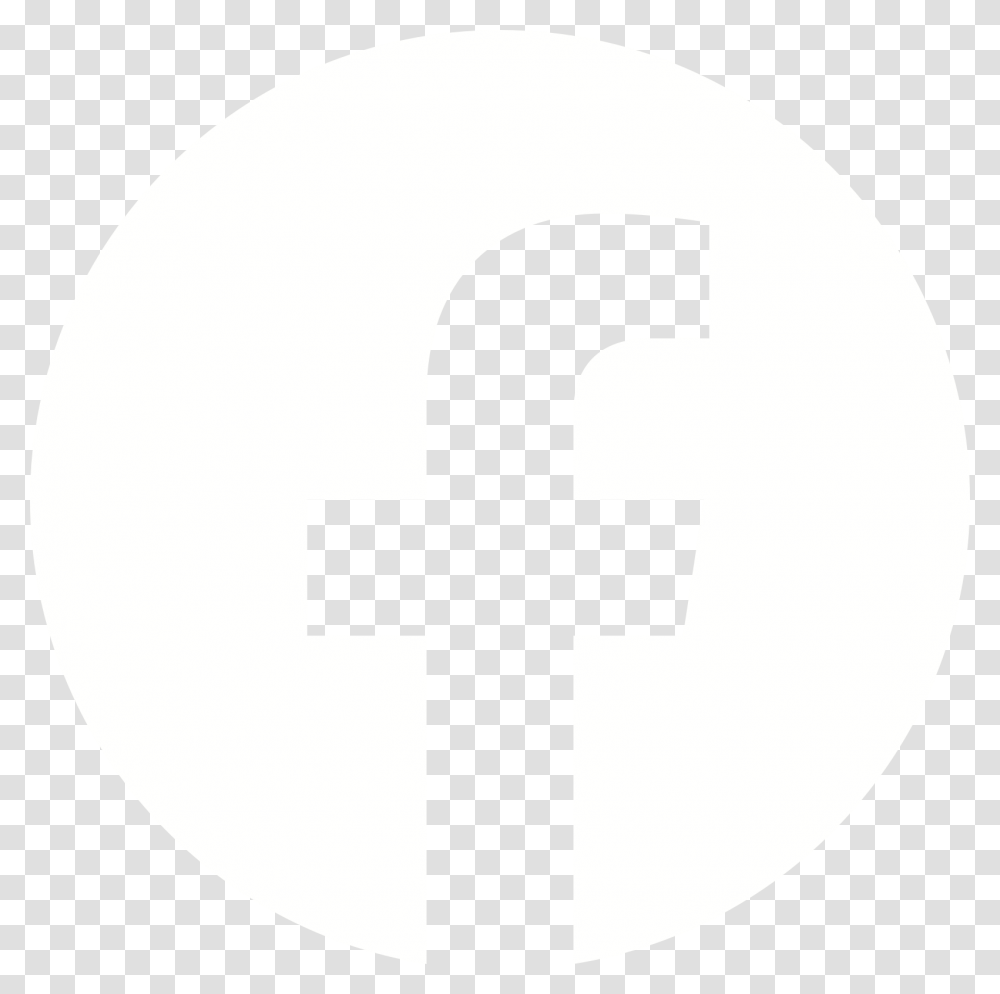 Facebook Logo 2019 White, Cross, Number Transparent Png