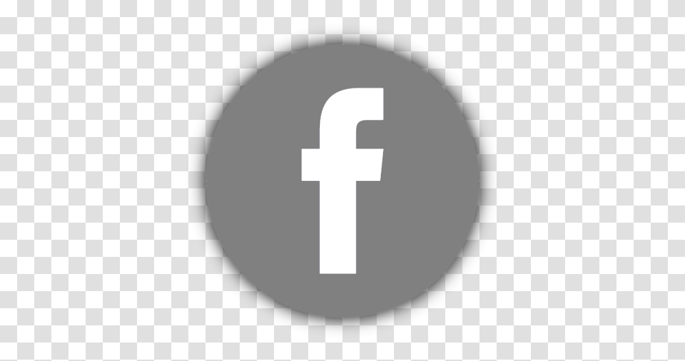 Facebook Logo Black And White Circle Icones Redes Sociais Cinza, Moon, Night, Astronomy, Outdoors Transparent Png