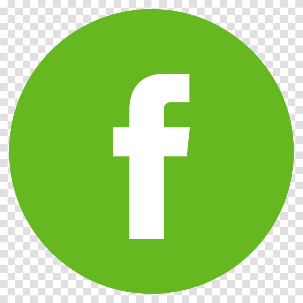Facebook Logo Button Facebook Logo Green Round, First Aid, Word, Trademark Transparent Png
