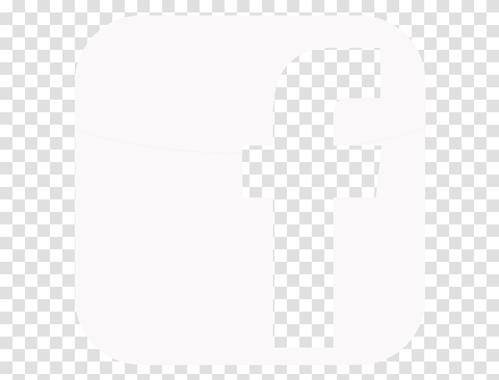 Facebook Logo Button Outline White Facebook Logo, Cross, Trademark Transparent Png