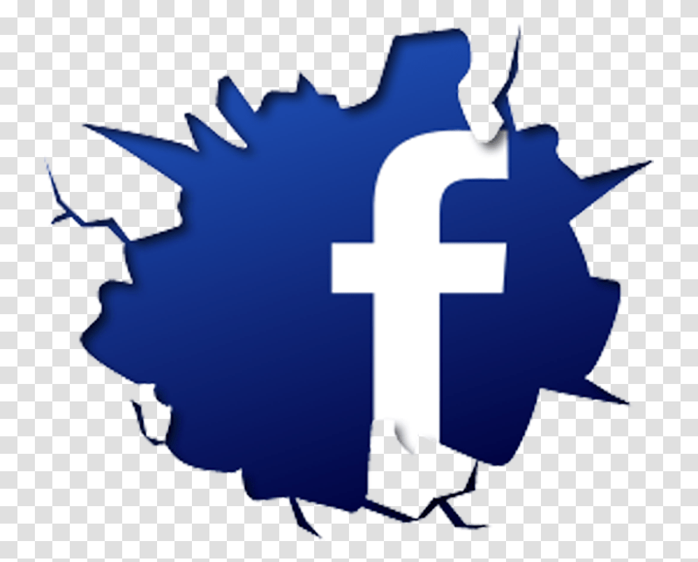 Facebook Logo Effect, Machine, Cross, Weapon Transparent Png