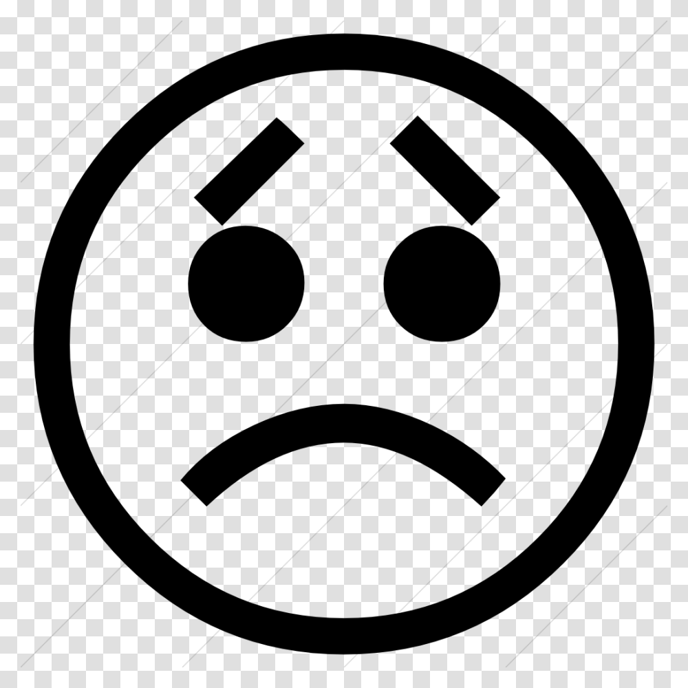 Facebook Logo Face Emoticon Disappointed, Gray, World Of Warcraft Transparent Png