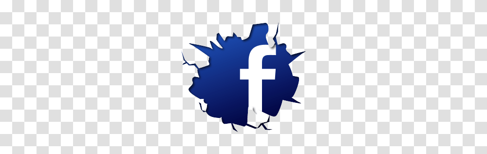 Facebook Logo Fb Crack Break Effect, Machine, Trademark Transparent Png