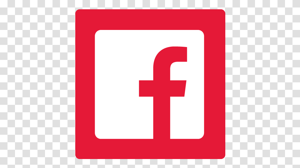 Facebook Logo Red, First Aid, Trademark, Word Transparent Png