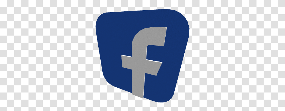 Facebook Logo Roblox Cross, Symbol, Alphabet, Text, First Aid Transparent Png