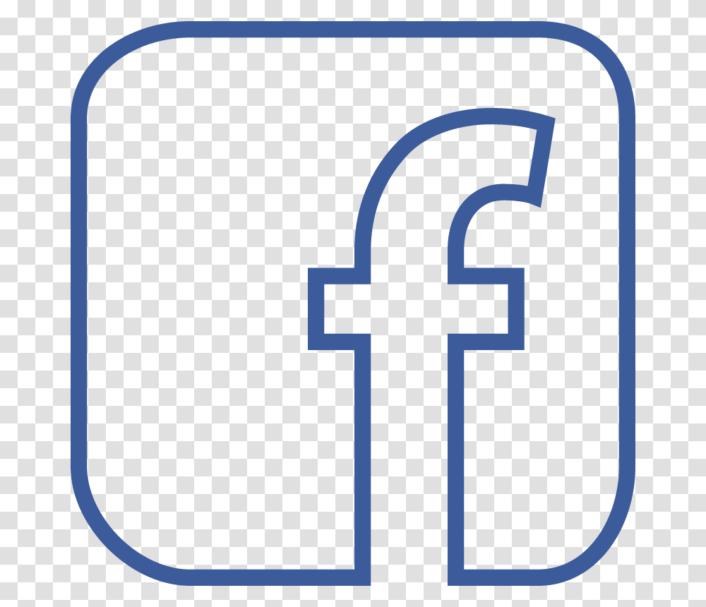 Facebook Logo, Cross, Number Transparent Png