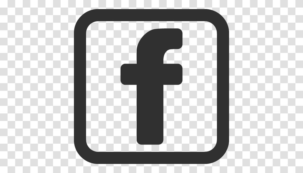 Facebook Logo, Cross, Number Transparent Png