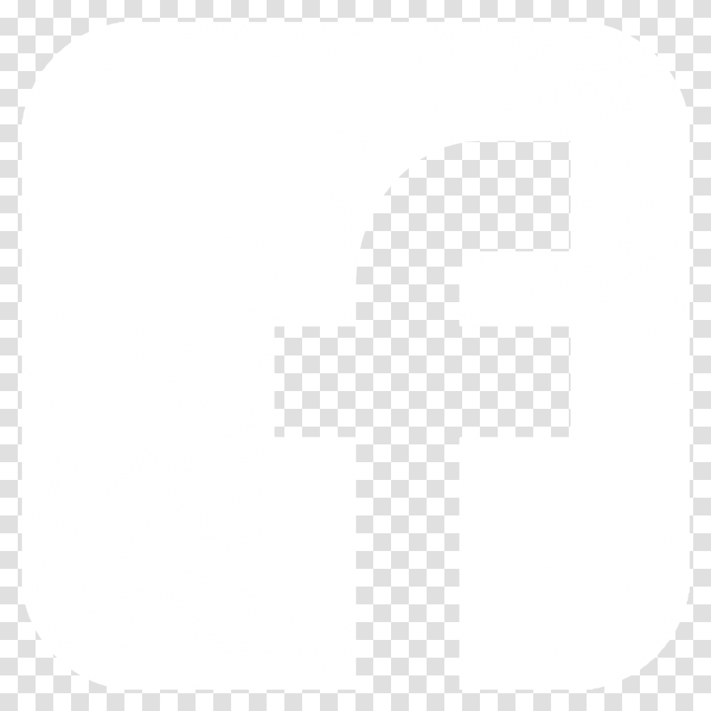 Facebook Logo Transparant Wit, Cross, Number Transparent Png