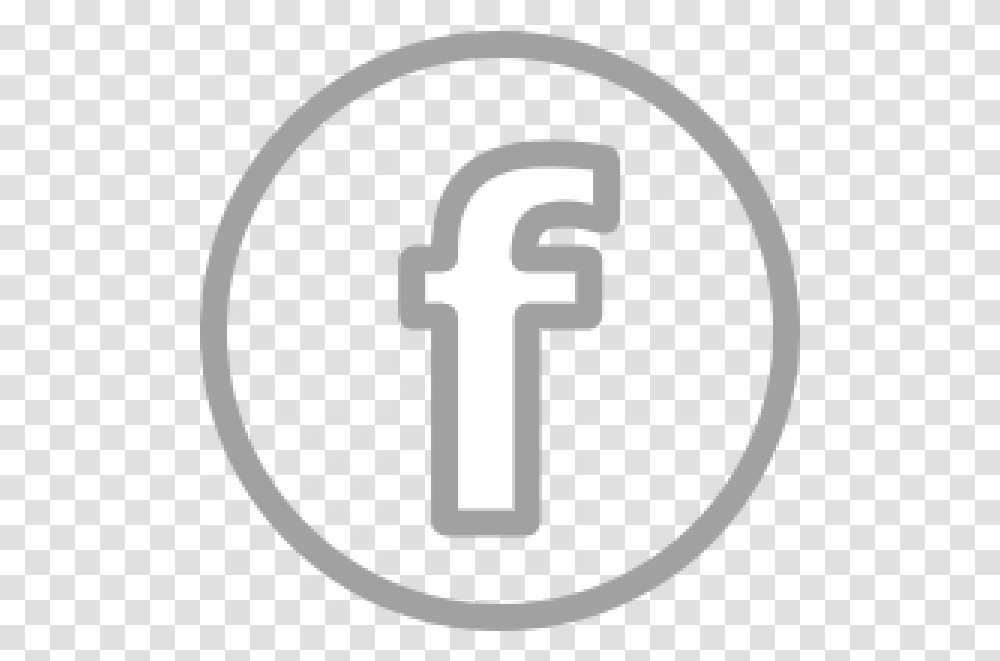 Facebook Logo White Images - Free Round Facebook Logo White, Text, Number, Symbol, Cross Transparent Png