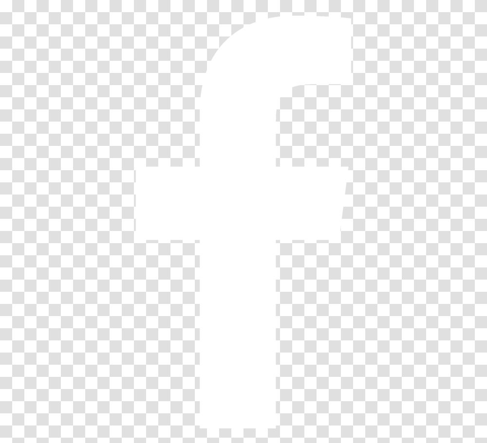 Facebook Logo White Johns Hopkins Logo White, Cross, Trademark, Crucifix Transparent Png