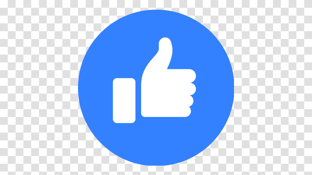 Facebook Love Icon Facebook Messenger Round Icon, Hand, Thumbs Up, Finger, Balloon Transparent Png