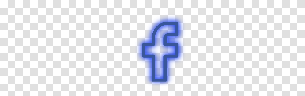 Facebook Media Neon Set Social Icon, Hand, Number Transparent Png