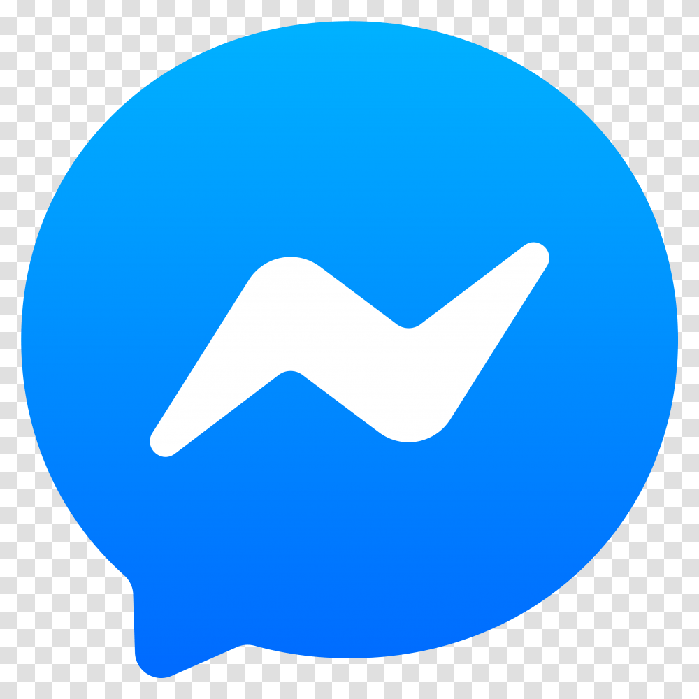 Facebook Messenger Logo Facebook Messenger Logo, Text, Symbol, Clothing, Apparel Transparent Png