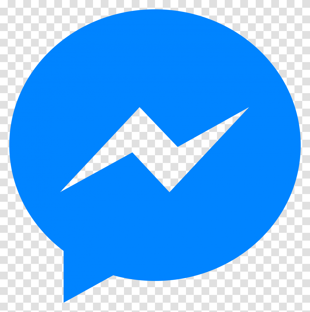 Facebook Messenger Logo Icon, Paper, Recycling Symbol Transparent Png