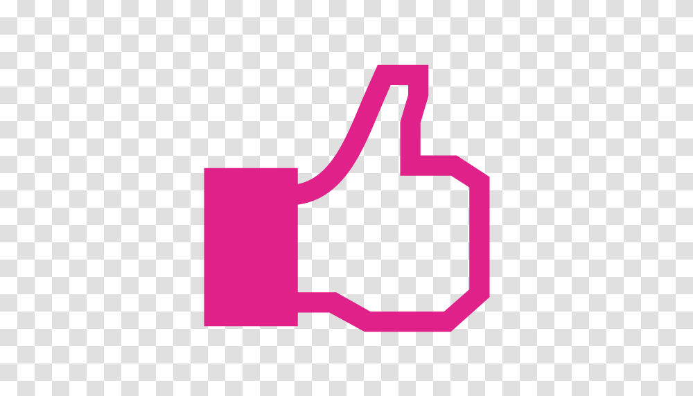 Facebook Pink Like, Number, Word Transparent Png