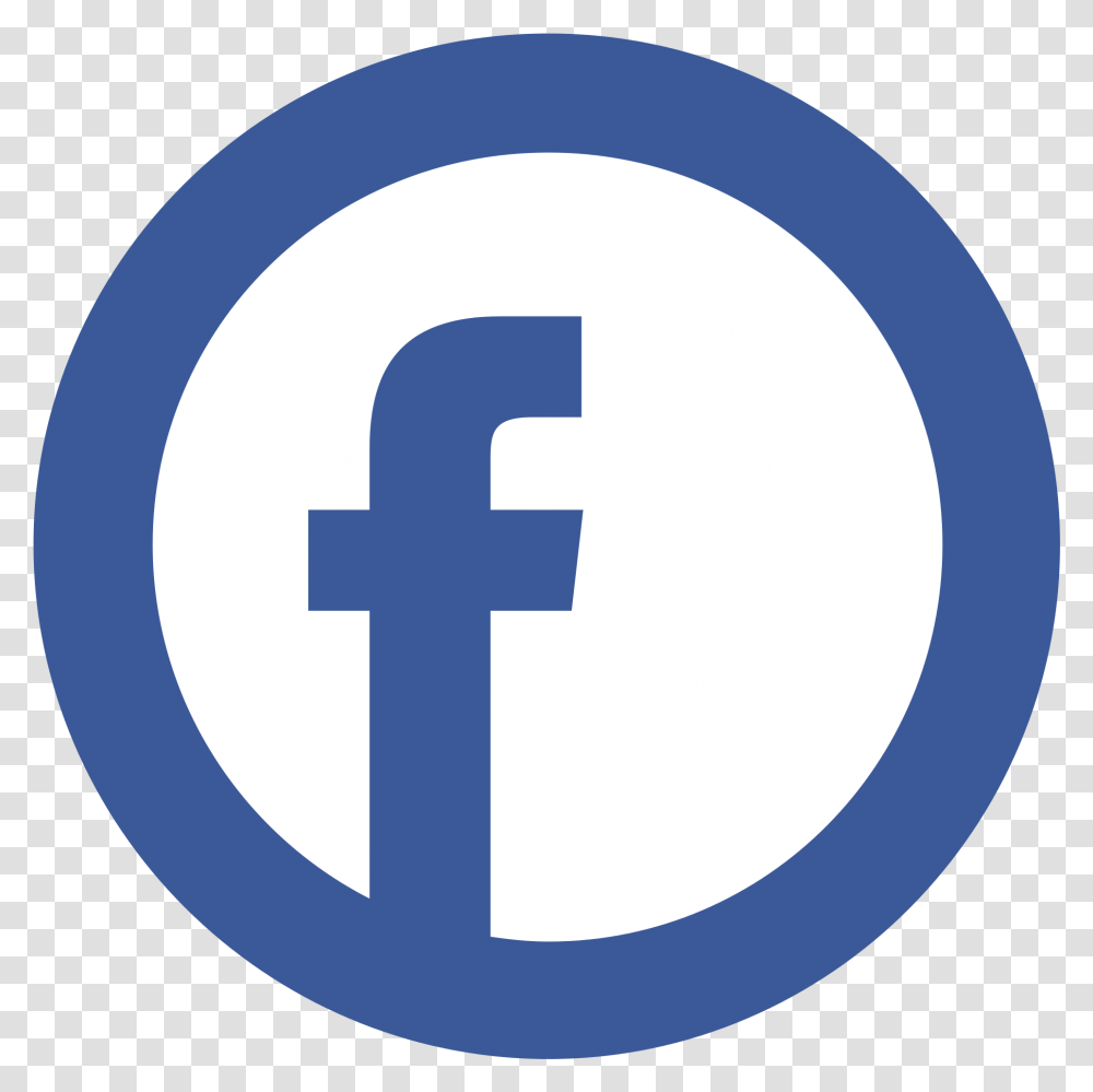 Facebook Round Logo 4 Image Facebook Icon Circle, Text, Number, Symbol, Sign Transparent Png