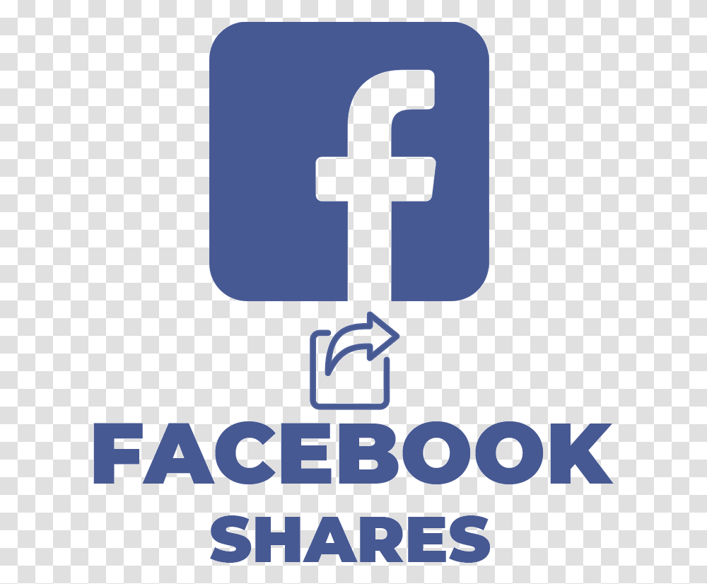 Facebook Shares Cross, Word, Alphabet Transparent Png