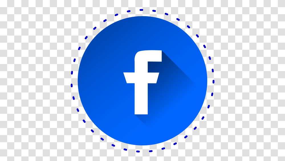 Facebook Social Networks Color Blue Free Icon Of Facebook Coeur, Symbol, Logo, Trademark, Text Transparent Png