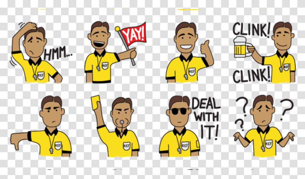 Facebook Stickers The Ref, Person, Sunglasses, People Transparent Png
