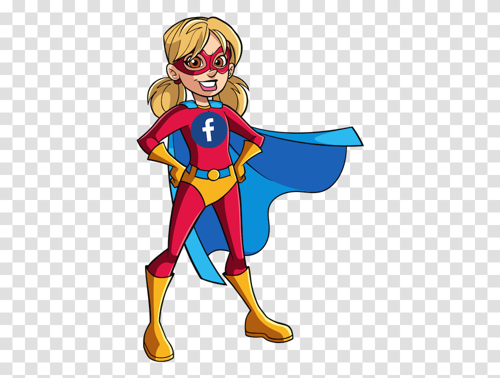 Facebook Superhero, Costume, Apparel, Performer Transparent Png