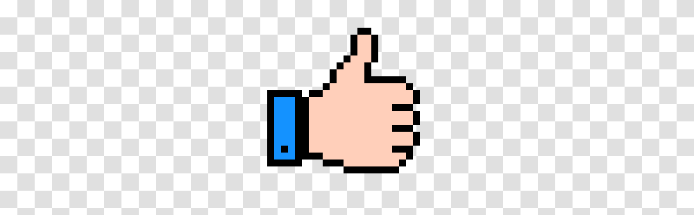 Facebook Thumbs Uplike Logo Pixel Art Maker, Hand, Cross Transparent Png