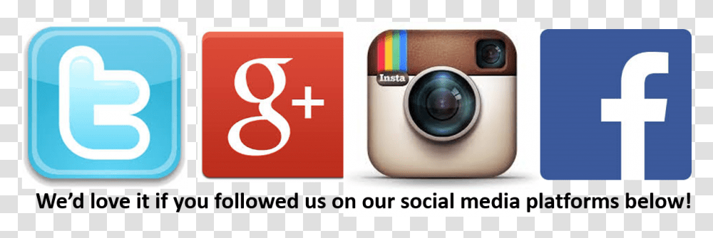 Facebook Twitter Instagram Logo, Camera, Electronics, Number Transparent Png