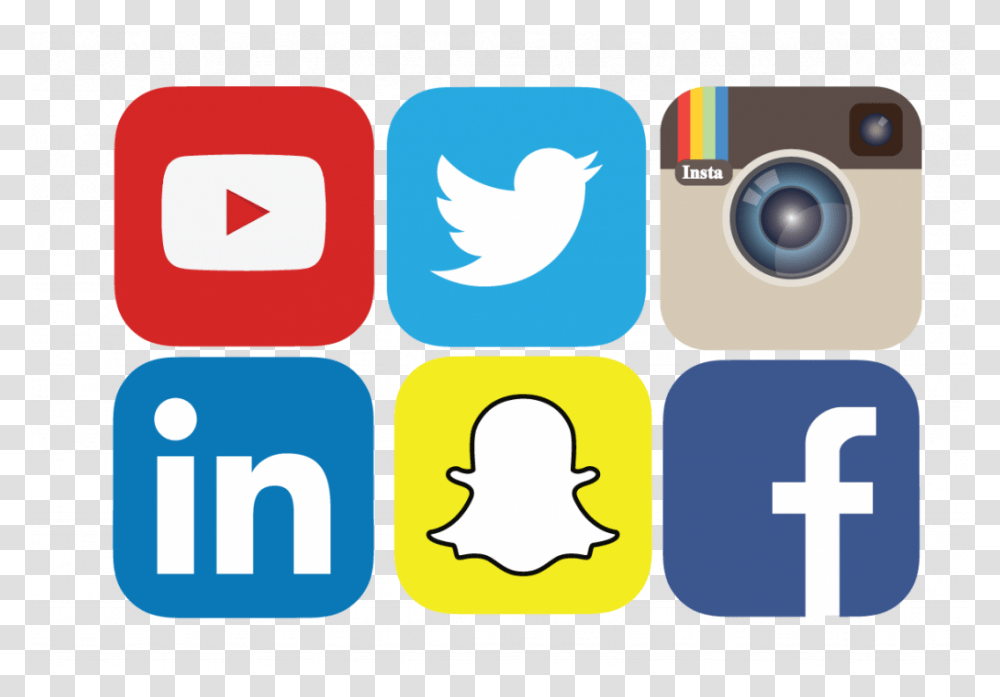 Facebook Twitter Instagram Youtube Snapchat Logo, Electronics, Label, Cat Transparent Png