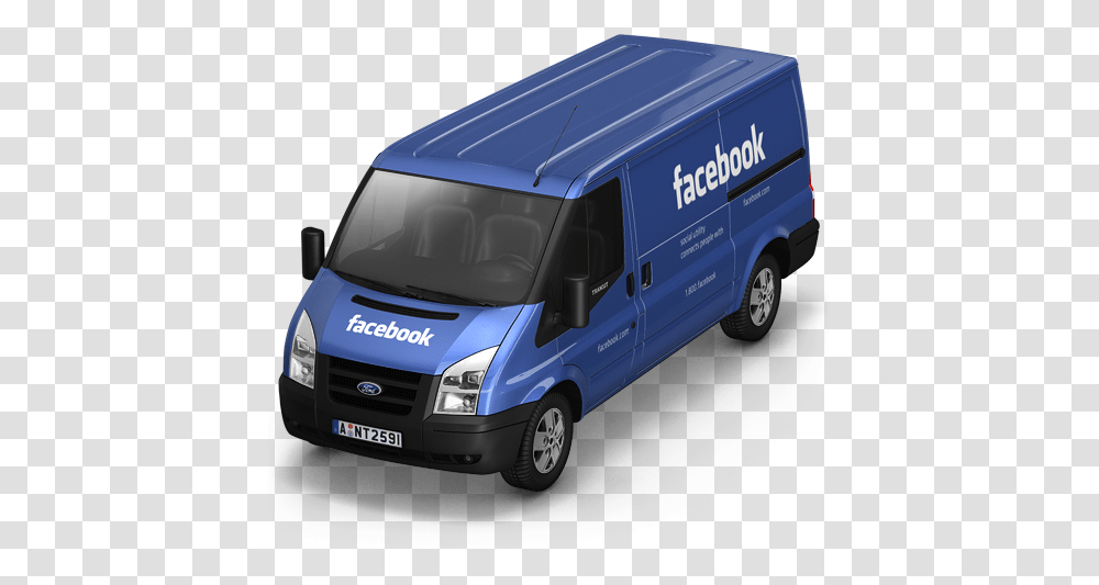 Facebook Van Front Icon Facebook Social Juliefaith, Vehicle, Transportation, Moving Van, Wheel Transparent Png