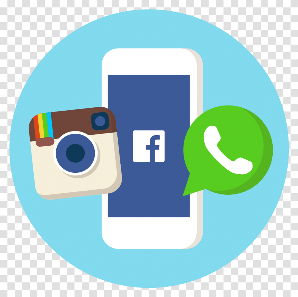 Facebook Whatsapp Instagram All Hd Whatsapp Facebook Instagram, Electronics, Security, Text, Camera Transparent Png