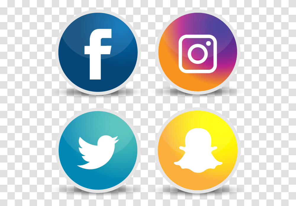 Facebook Whatsapp Instagram Download Background Social Media Logos, Label, Trademark Transparent Png