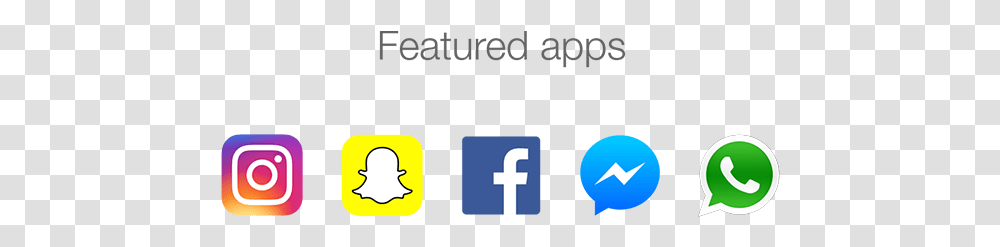 Facebook Whatsapp Instagram Snapchat, Logo, Alphabet Transparent Png