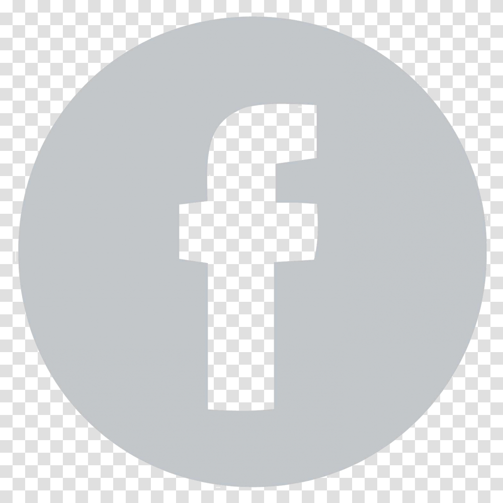 Facebook White Facebook Logo Grey, First Aid, Texture Transparent Png
