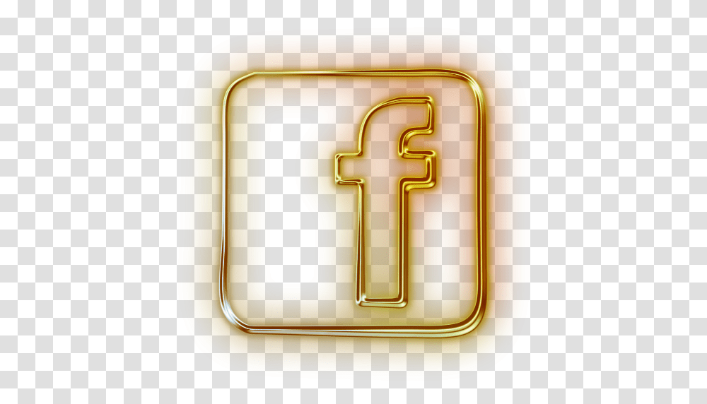 Facebooklogogold - Luxury Shopping& Concierge Services Golden Fb Logo, Text, Number, Symbol, Alphabet Transparent Png