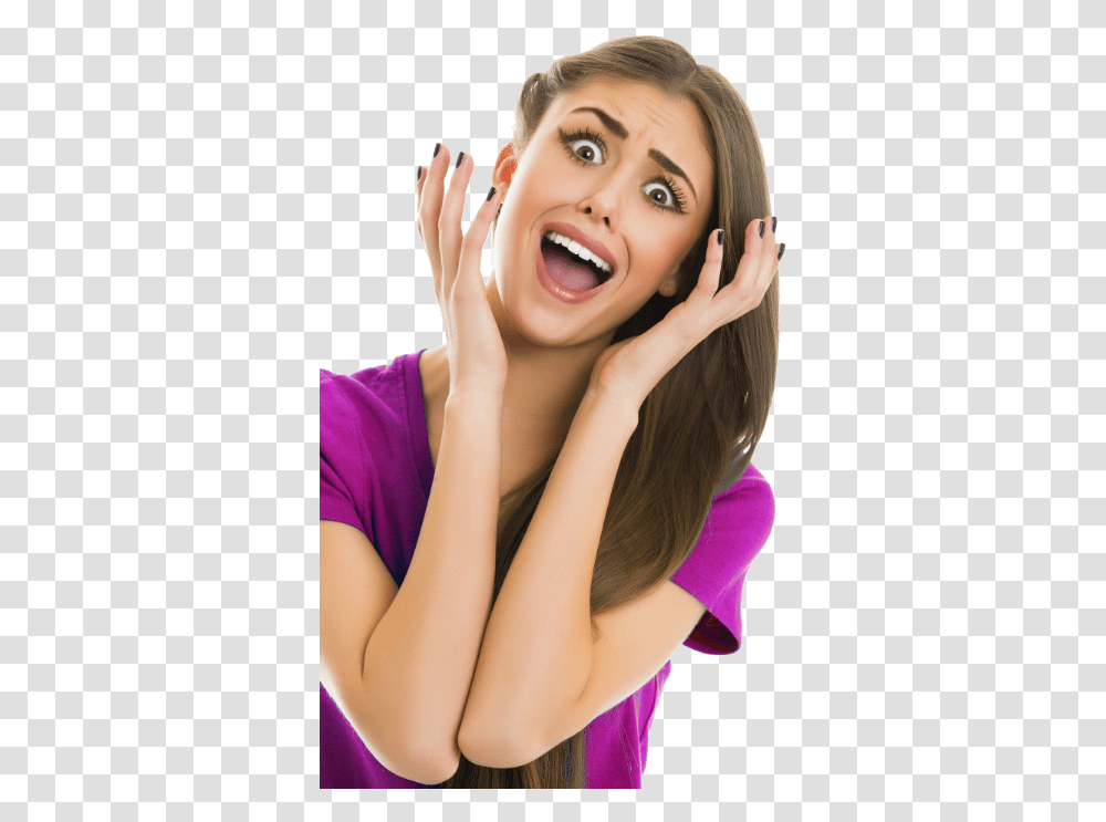 Facefacial Hairsittingtongue Fear Woman, Person, Smile, Female, Laughing Transparent Png