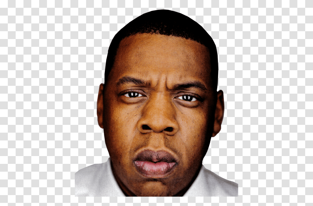 Faceforeheadfacial Hairsmileportrait Photographyear Jay Z, Person, Human, Frown, Performer Transparent Png