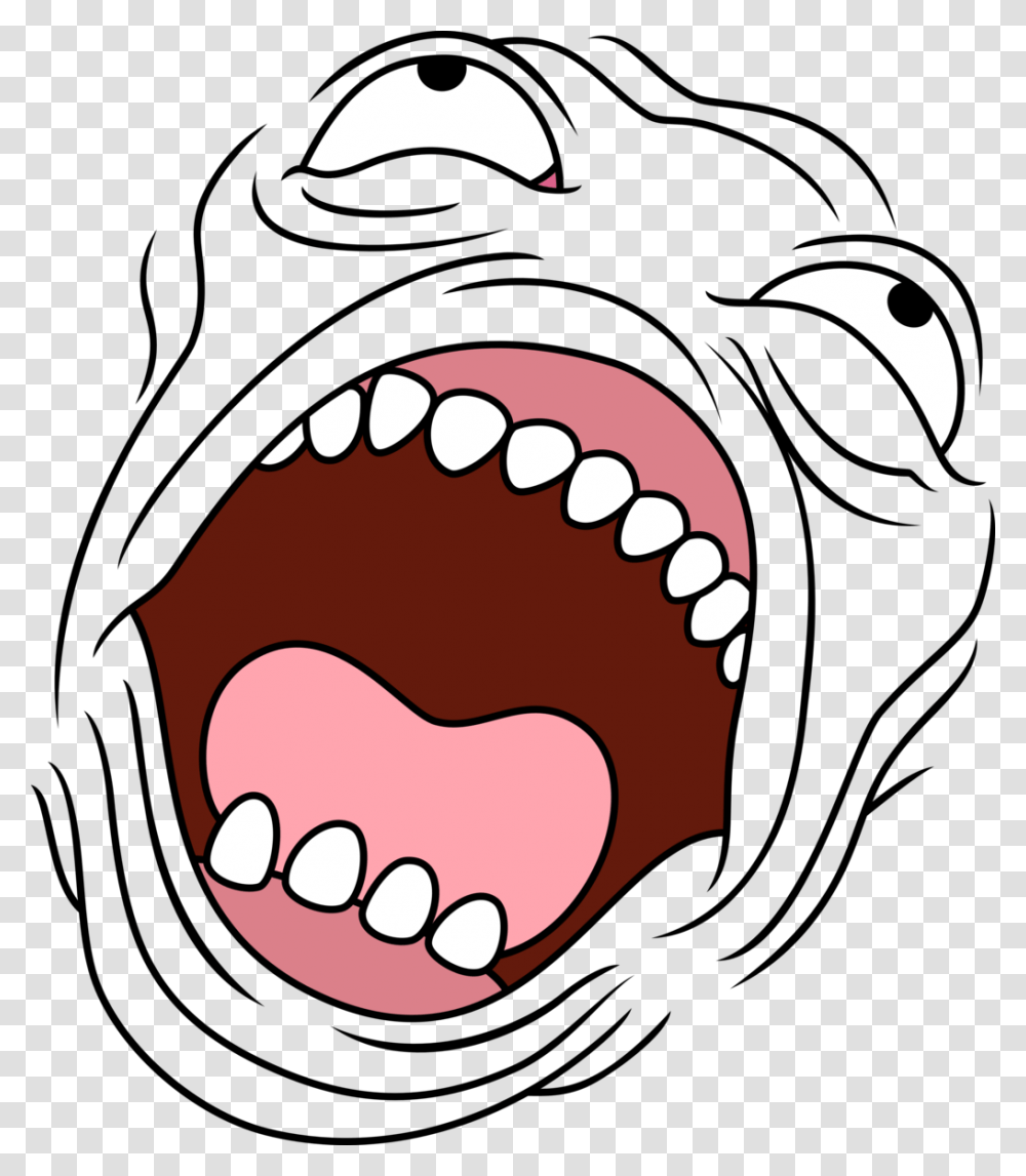 Faceless Goku Finns Scared Face, Jaw, Teeth, Mouth, Lip Transparent Png