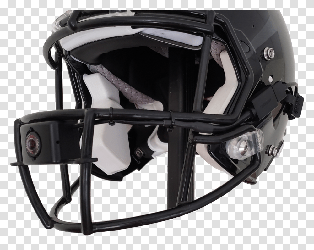 Facemask Camera Seamlessly Mounted To A Helmet Football Helmet Camera Mount, Apparel, American Football, Team Sport Transparent Png